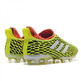 Adidas Glitch Skin 17 FG Soccer Shoes Fluorescent Green White Red - TraShoes