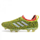 Adidas Glitch Skin 17 FG Soccer Shoes Fluorescent Green White Red - TraShoes