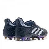 Adidas Glitch Skin 17 FG Soccer Shoes Core Black Solar Red White - TraShoes