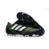 Adidas Nemeziz 17.1 FG Soccer Shoes Black White Yellow - TraShoes