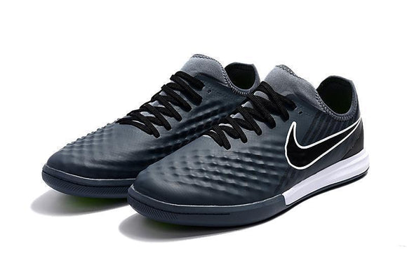 Nike MagistaX Finale II IC Soccer Shoes Black Green - TraShoes