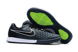 Nike MagistaX Finale II IC Soccer Shoes Black Green - TraShoes