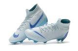 NIKE Mercurial Superfly VI 360 Elite FG Light Blue Nike Blue - TraShoes