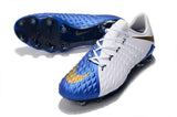 NIke Hypervenom Phantom III DF FG White Blue - TraShoes