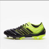 Adidas Copa 19.1 FG Black Yellow Green - TraShoes