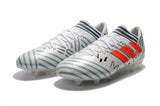 New Adidas Nemeziz Messi FG Soccer Cleats Shoes Sliver Gray Orange