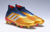 Adidas Predator 19.1 FG Orange Blue no Lace - TraShoes