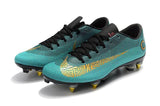 Nike Mercurial Vapor XII PRO SG Blue Gold - TraShoes