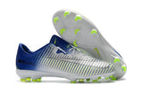 Nike Mercurial Vapor XI FG Soccer Cleats White Blue Green - TraShoes