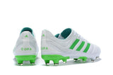 Adidas Copa 19.1 FG White Green - TraShoes