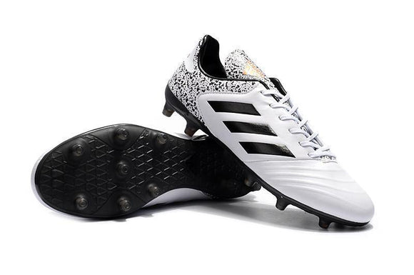 Adidas Copa 17.1 FG Soccer Cleats White Black Tactile Gold Metallic - TraShoes