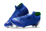 NIKE Mercurial Superfly VI 360 Elite FG Blue Silver - TraShoes
