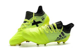 New Adidas fluorescent FG TPU Soccer Cleats Shoes Green Black