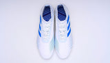 Adidas Predator 19.1 FG White Blue - TraShoes