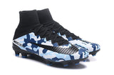 Nike Mercurial Superfly V FG Soccer Cleats Military Camouflage Blue - TraShoes