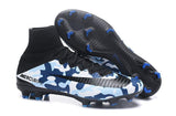 Nike Mercurial Superfly V FG Soccer Cleats Military Camouflage Blue - TraShoes