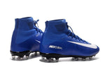 Nike Mercurial Superfly V AG Soccer Cleats Blue White - TraShoes