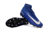 Nike Mercurial Superfly V AG Soccer Cleats Blue White - TraShoes