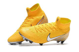 NIKE Mercurial Superfly VI 360 Elite Neymar FG Yellow White High Cut - TraShoes