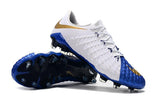 NIke Hypervenom Phantom III DF FG White Blue - TraShoes