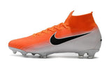 NIKE Mercurial Superfly VI 360 Elite FG Silver Orange - TraShoes