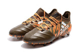 New Adidas X 17.1 FG Soccer Cleats Shoes Gray Orange White