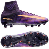 Nike Mercurial Superfly V AG Soccer Cleats Purple Bright Citrus - TraShoes