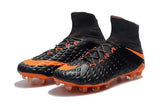 Nike Hypervenom Phantom III DF FG Soccer Cleats Black Orange - TraShoes