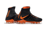 Nike Hypervenom Phantom III DF FG Soccer Cleats Black Orange - TraShoes