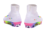 Nike Mercurial Superfly V FG Soccer Cleats True White Colourful - TraShoes