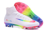 Nike Mercurial Superfly V FG Soccer Cleats True White Colourful - TraShoes
