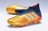 Adidas Predator 19.1 FG Orange Blue no Lace - TraShoes