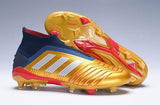 Adidas Predator 19.1 FG Orange Blue no Lace - TraShoes