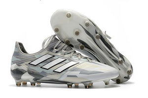 Adidas ACE FG Soccer Shoes Cleats Gray White