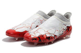 Adidas X 17+ Purechaos FG Soccer Cleats White Solar Red - TraShoes