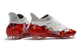 Adidas X 17+ Purechaos FG Soccer Cleats White Solar Red - TraShoes