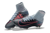 Nike Mercurial Superfly V FG Soccer Cleats Black Grey Chrome - TraShoes