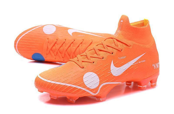 Nike Mercurial Superfly VI Elite FG Orange White - TraShoes