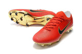Nike Mercurial Vapor Flyknit Ultra FG Soccer Cleats Red Golden - TraShoes