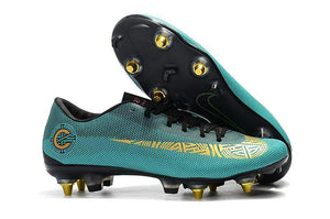 Nike Mercurial Vapor XII PRO SG Blue Gold - TraShoes