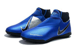 Nike Phantom Vision Elite TF Nike Turf Blue Silver Black - TraShoes