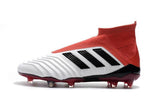 New Adidas Predator 19.1 FG Soccer Cleats Shoes Red Black White