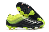 Adidas Copa 19+ FG Black Yellow Green - TraShoes