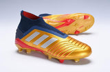 Adidas Predator 19.1 FG Orange Blue no Lace - TraShoes