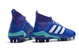 Adidas Predator 18.1 FG Soccer Cleats Purple Blue White turquoise - TraShoes