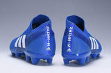 ADIDAS NEMEZIZ MESSI 18.1 FIRM GROUND CLEATS BLUE WHITE - TraShoes