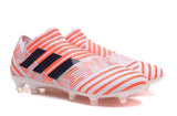 Adidas Nemeziz Messi 17+ 360 Agility FG Soccer Cleats OrangeWhiteBlack - TraShoes