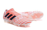 Adidas Nemeziz Messi 17+ 360 Agility FG Soccer Cleats OrangeWhiteBlack - TraShoes