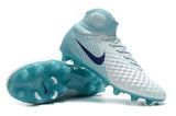 Nike Magista Obra II White light blue dark blue - TraShoes