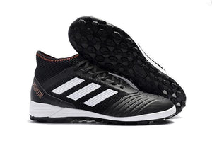 Adidas Predator Tango 18.3 Turf Soccer Cleats All Black White - TraShoes